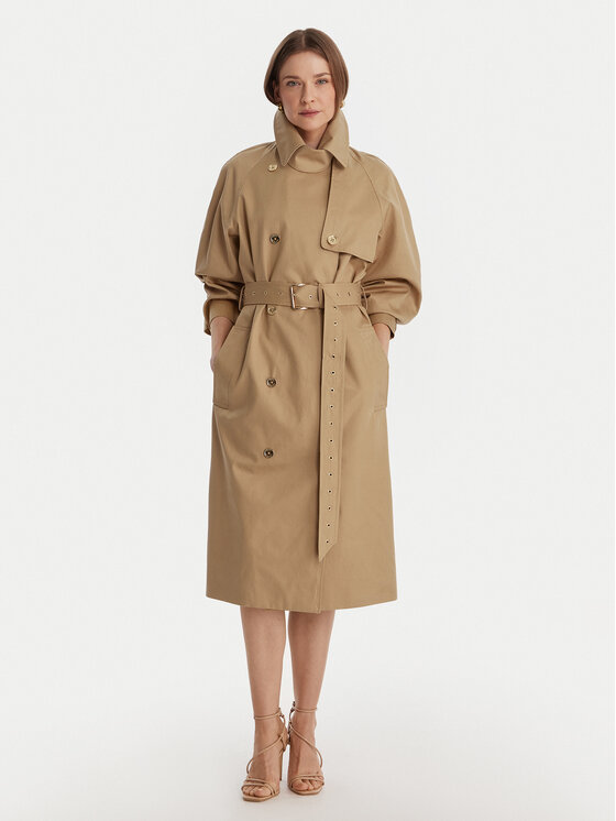 MICHAEL Michael Kors Trencz MR620FLKQH Beżowy Oversize