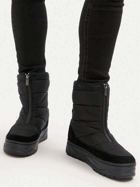 Pepe Jeans Botki PLS50553 Czarny