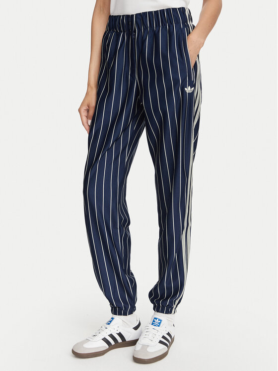 adidas Spodnie dresowe Pinstripe Firebird Track Pant KR7037 Granatowy Regular Fit