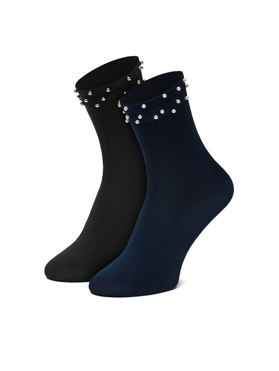 Nine West Skarpety długie KR_NW_PEARL_Z_SS25 (2 PACK) Kolorowy