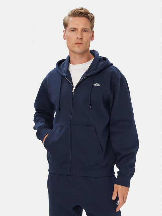 The North Face Bluza Tnf Essential Simple Dome Rlx NF0A8FDE Granatowy Relaxed Fit