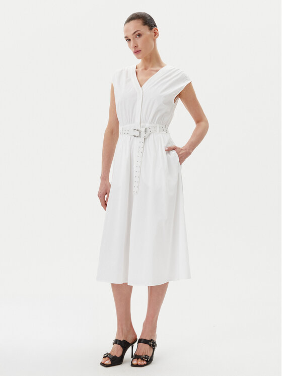 MICHAEL Michael Kors Sukienka codzienna MS5830KF4C Biały Regular Fit