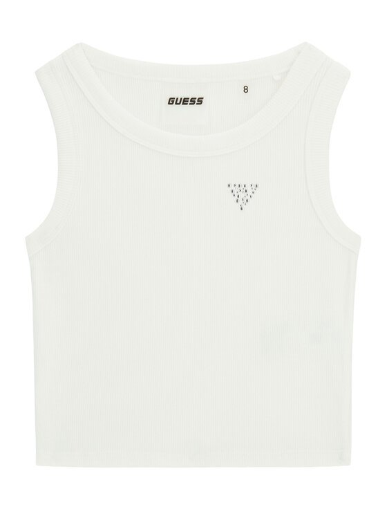 Guess Top J6GI36 K8RT2 Biały Slim Fit