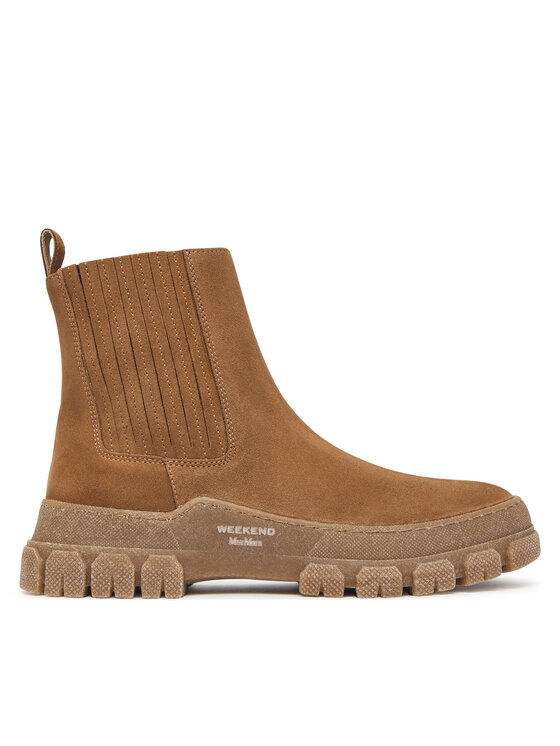 Weekend Max Mara Botki Genepi 2625796075 Brązowy jasny