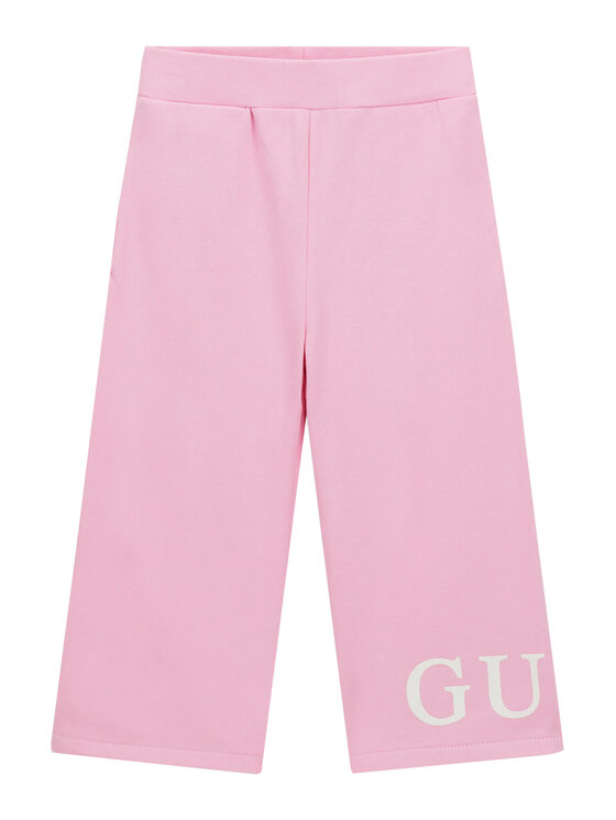 Guess Spodnie dresowe K6RB01 KA6R4 Różowy Regular Fit