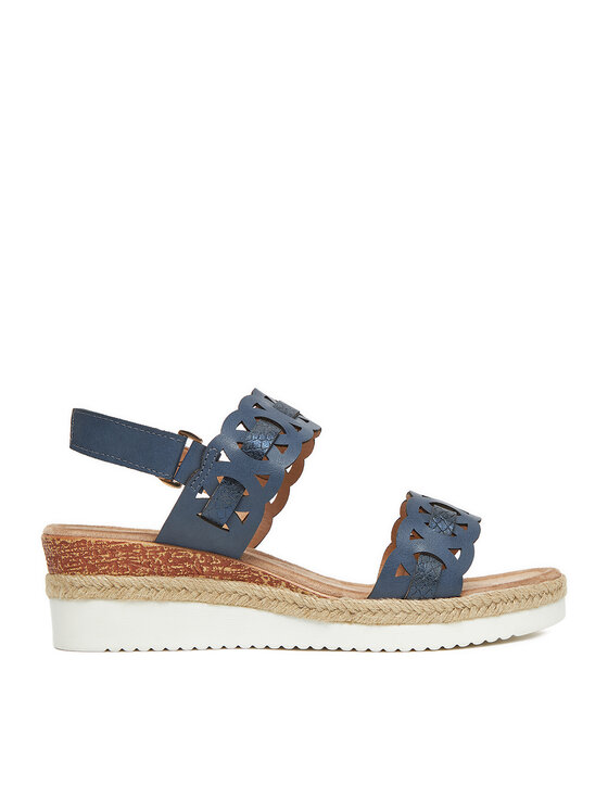 Clara Barson Espadryle WS2189-52 Granatowy