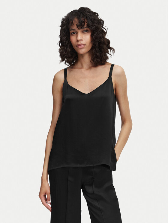ACCESS FASHION Top 63-2221-875 Czarny Regular Fit