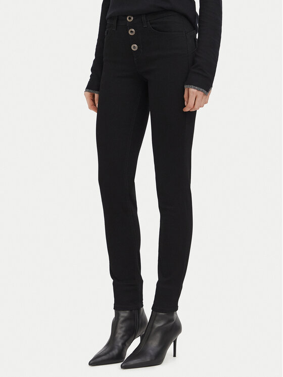 Liu Jo Jeansy UF6002 D0328 Czarny Skinny Fit