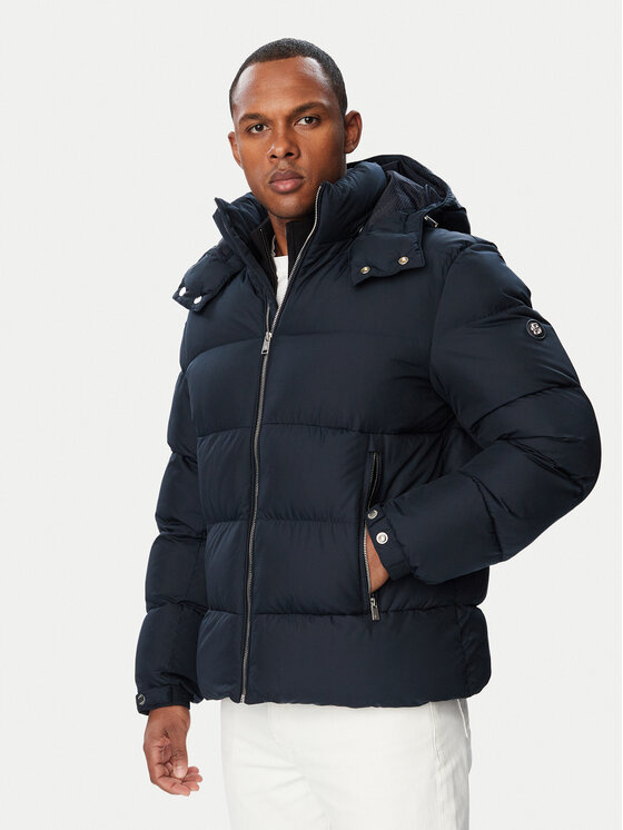HUGO Kurtka zimowa H-Colter 50565108 Granatowy Regular Fit
