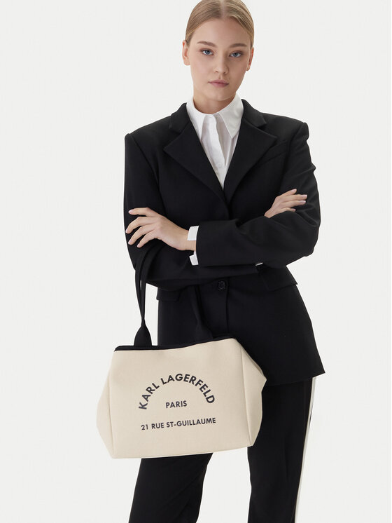 KARL LAGERFELD Torebka B1W50010 Kremowy