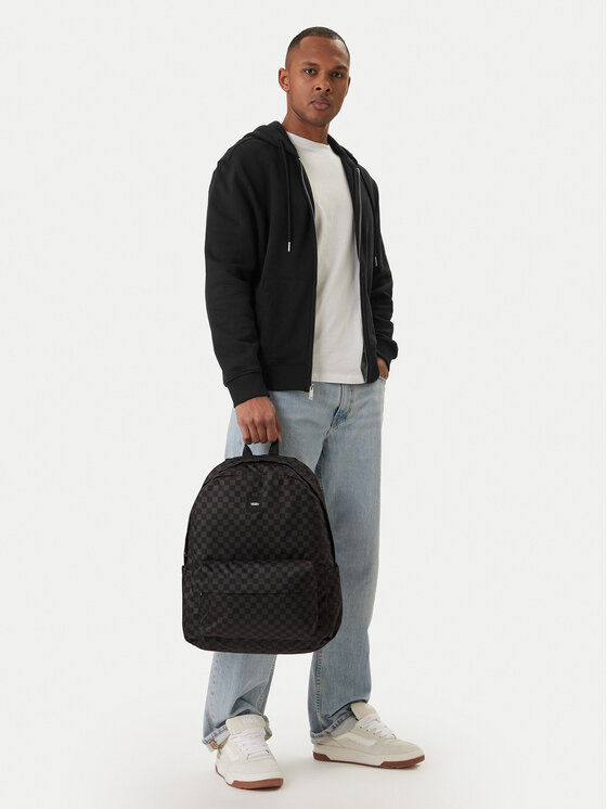 Vans Plecak Old Skool Check Backpack VN000H4XBA51 Czarny