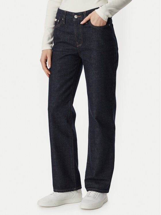 Calvin Klein Jeans Jeansy LV047H935G Niebieski Straight Fit