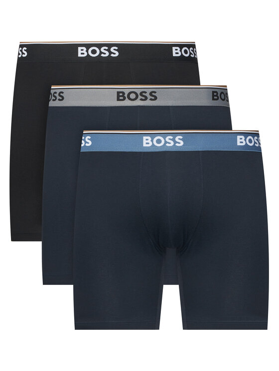 BOSS Komplet bokserek BoxerBrLong 3P Power 50538142 Czarny