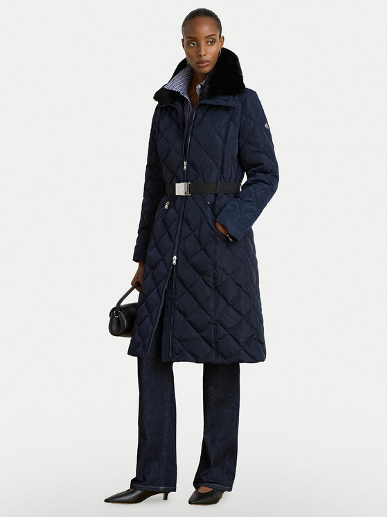 LAUREN RALPH LAUREN Kurtka puchowa 297P23482001 Granatowy Regular Fit