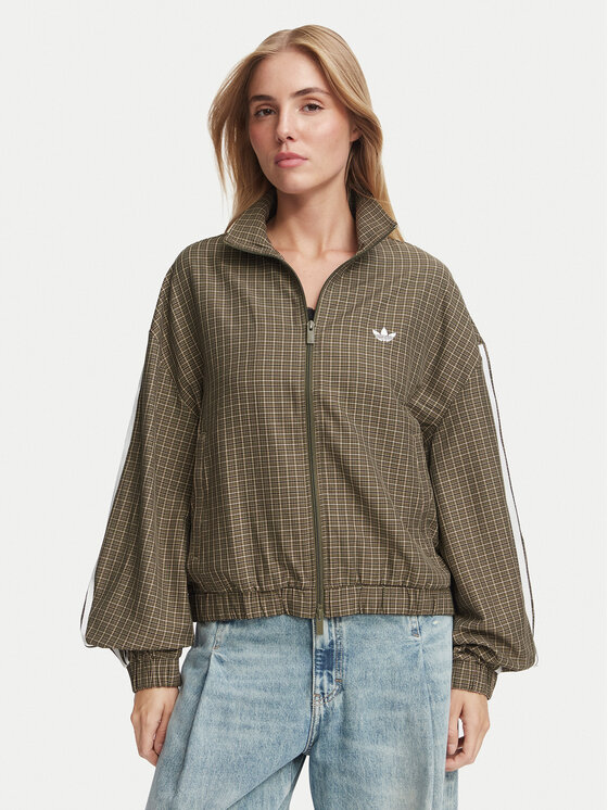 adidas Bluza Checks LE8306 Khaki Regular Fit