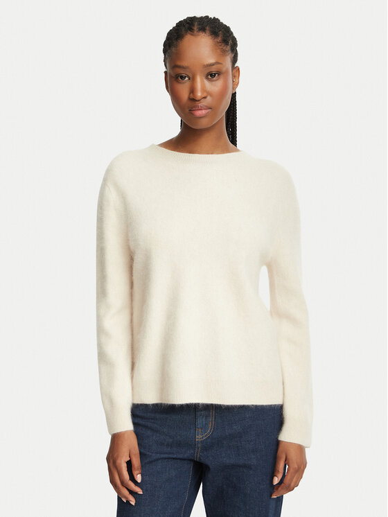 Weekend Max Mara Sweter 2625366072 Kremowy Regular Fit