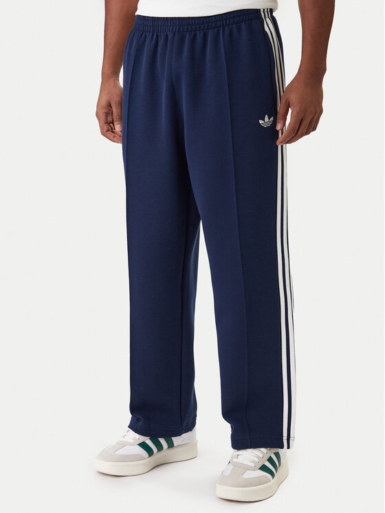 adidas Spodnie dresowe adicolor Spacer Track KD4087 Granatowy Baggy Fit