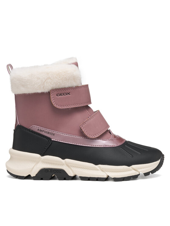Geox Śniegowce J Flexyper Plus Girl B Abx J66NGA 0MECE C8049 S Różowy