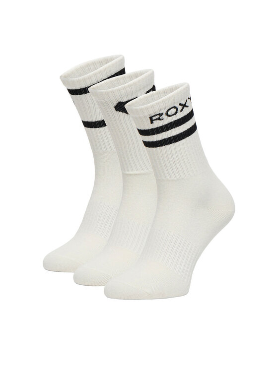 Roxy Skarpety długie CEO_AS_ROXY_11_W_AW25 (3-PACK) Biały