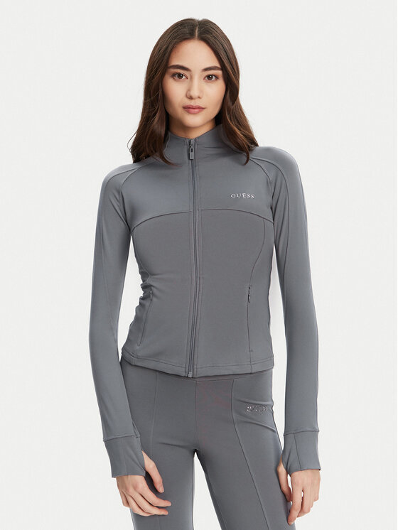 Guess Bluza V5RP17 KCD02 Szary Regular Fit