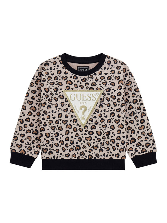 Guess Bluza K5BQ03 KAD74 Beżowy Relaxed Fit