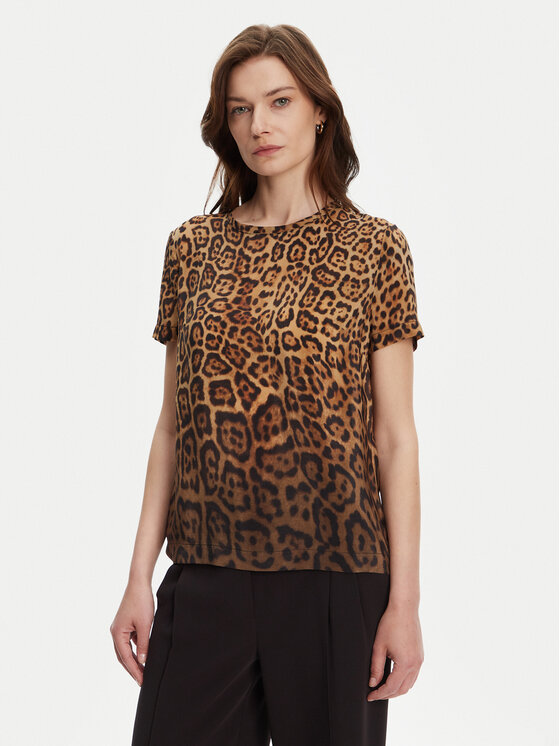 Marciano Guess Bluzka 5YGH29 7320A Brązowy Regular Fit
