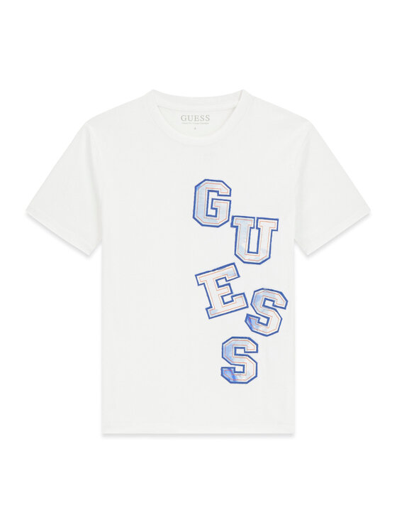 Guess T-Shirt L6GI02 K8HM4 Biały Relaxed Fit
