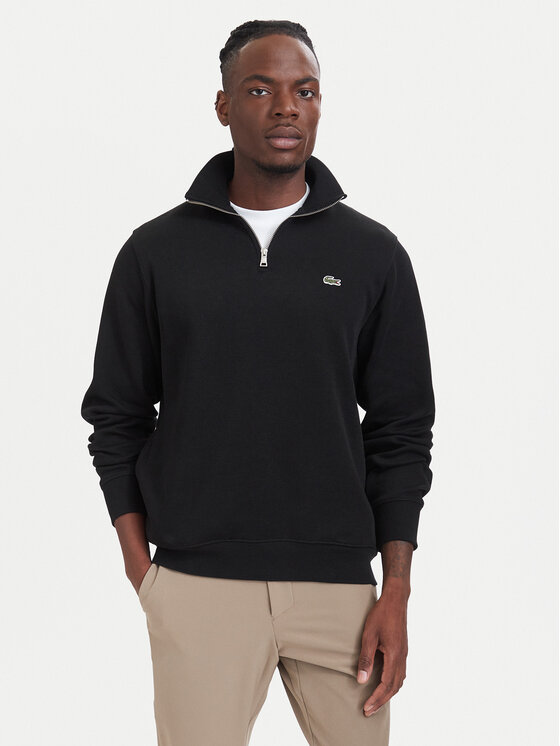 Lacoste Bluza SH1927 Czarny Classic Fit