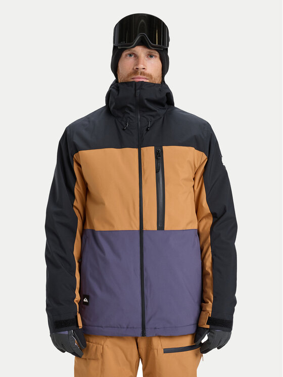 Quiksilver Kurtka snowboardowa Sycamore Block EQYTJ03503 Kolorowy Modern Fit