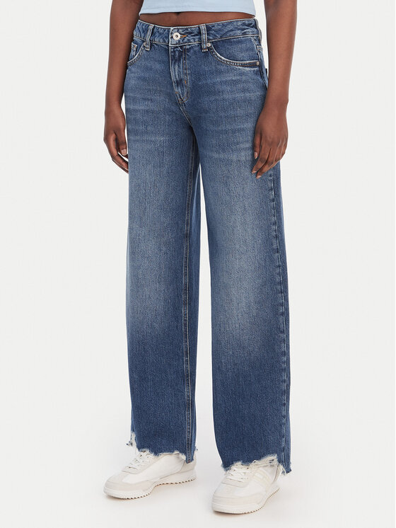 HUGO Jeansy Gamala 50553025 Niebieski Baggy Fit