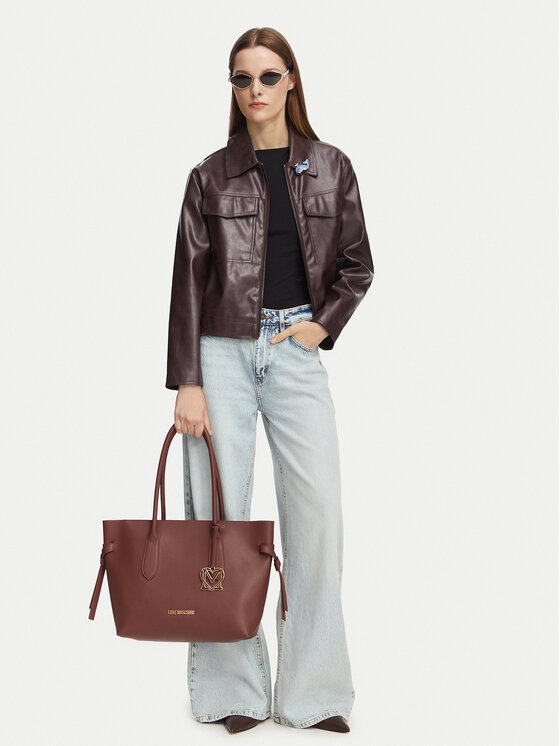 LOVE MOSCHINO Torebka JC4059PP1PLL0200 Brązowy