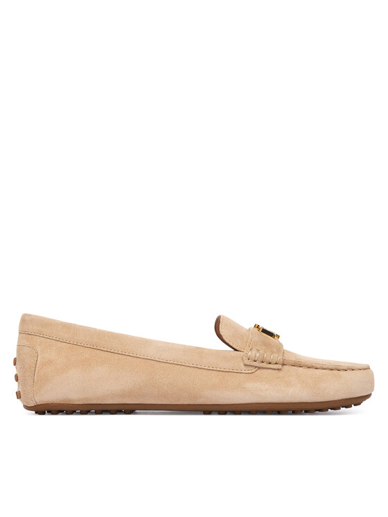 LAUREN RALPH LAUREN Mokasyny Barnsbury  802821629035 Beżowy jasny