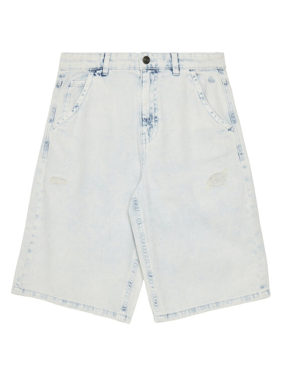 United Colors Of Benetton Szorty jeansowe 4AD7C9045 Niebieski Regular Fit