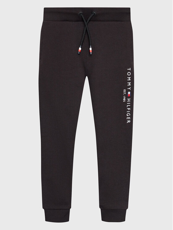 Tommy Hilfiger Spodnie dresowe Essential KS0KS00214 M Czarny Regular Fit