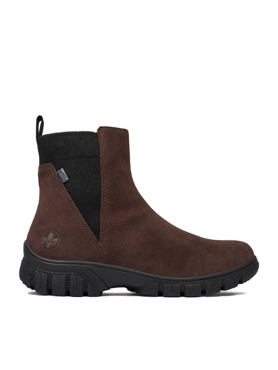 Rieker Botki CEO-Z7269-25 Brązowy ciemny