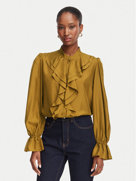 Marella Koszula Caldaia 2623116151 Brązowy Regular Fit