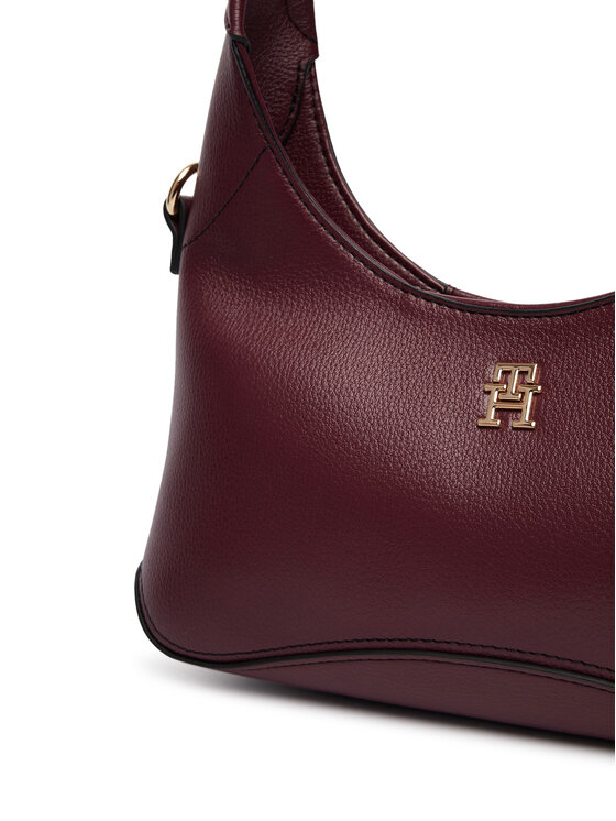 Tommy Hilfiger Torebka Th Everyday Mini Hobo AW0AW19185 Bordowy