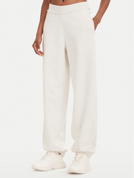 HUGO Spodnie dresowe Nuembrie_B 50563984 Kremowy Relaxed Fit