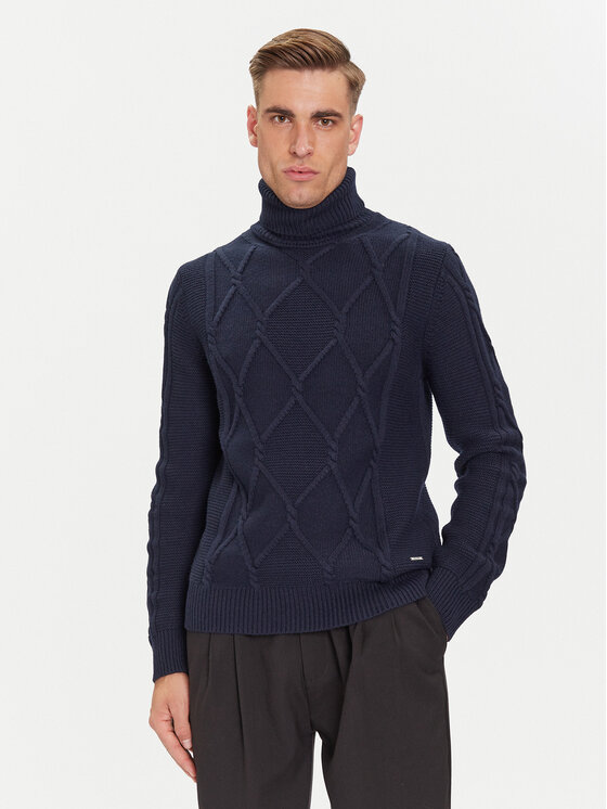 JOOP! Golf 17 JK-17Liono 30047360 Granatowy Modern Fit