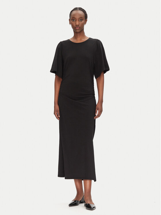 Bruuns Bazaar Sukienka codzienna Nathala BBW4560 Czarny Regular Fit