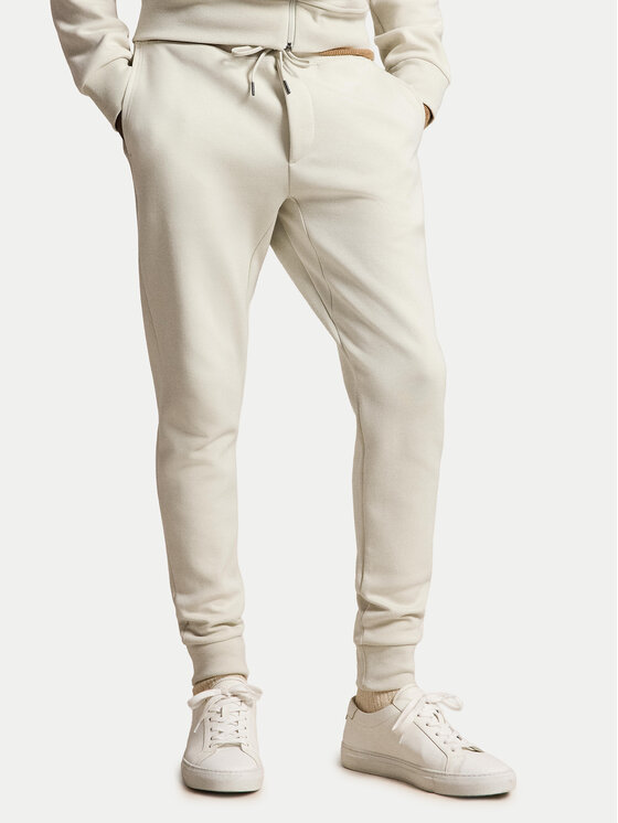 Polo Ralph Lauren Spodnie dresowe 710881518516 Kremowy Regular Fit