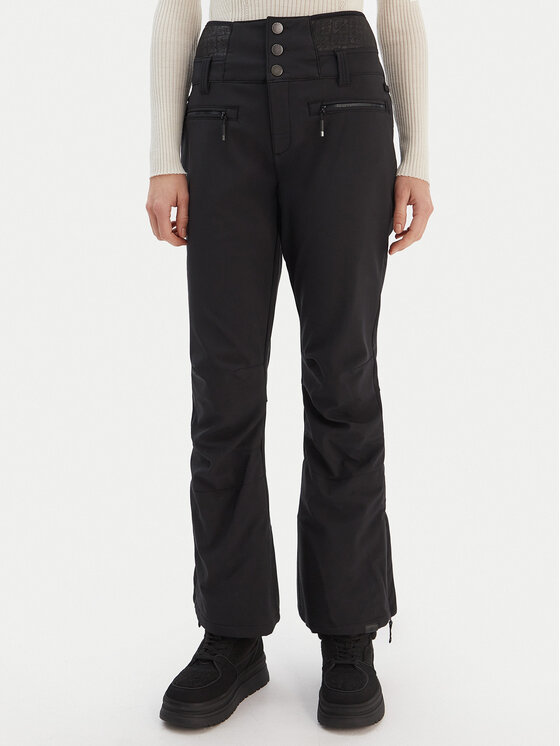 Roxy Spodnie snowboardowe Rising High ERJTP03295 Czarny Skinny Fit