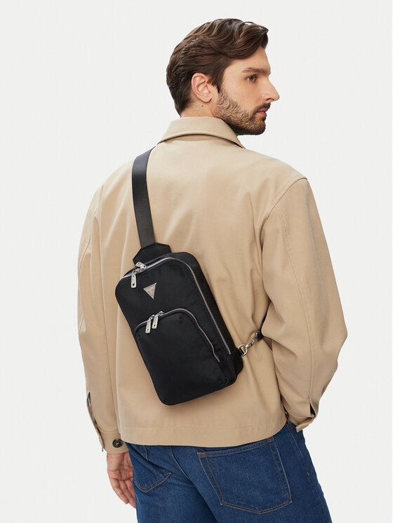 Guess Saszetka HMBEHN P6326 Czarny