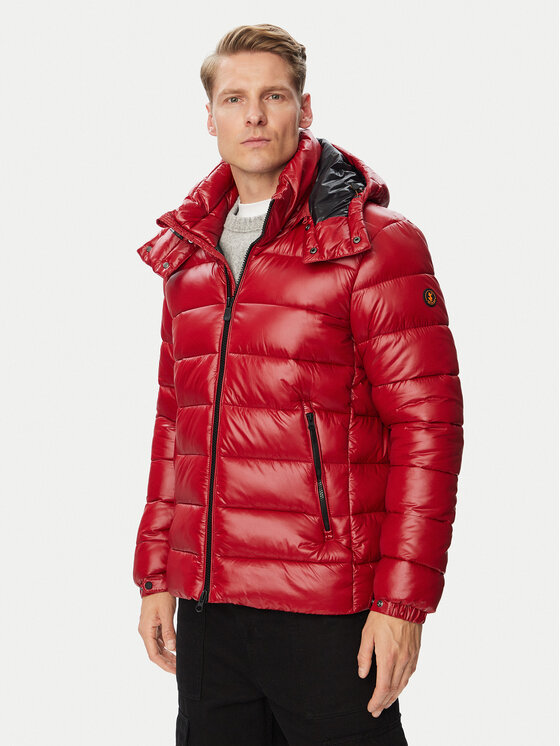 Save The Duck Kurtka zimowa D31653M LOVE21 Czerwony ciemny Regular Fit