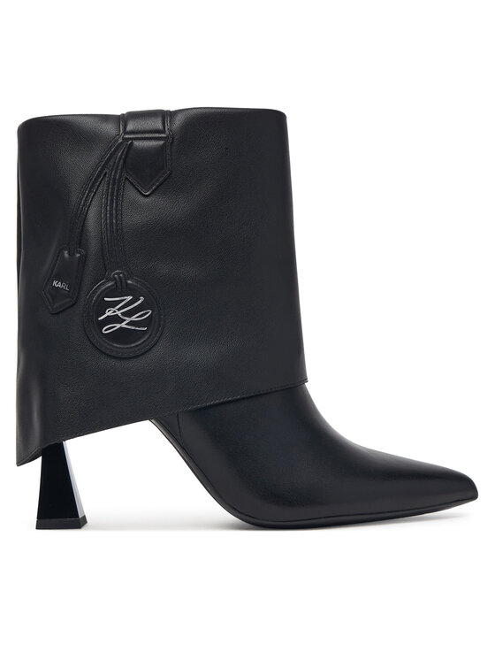 KARL LAGERFELD Botki Debutante KL32045A Czarny