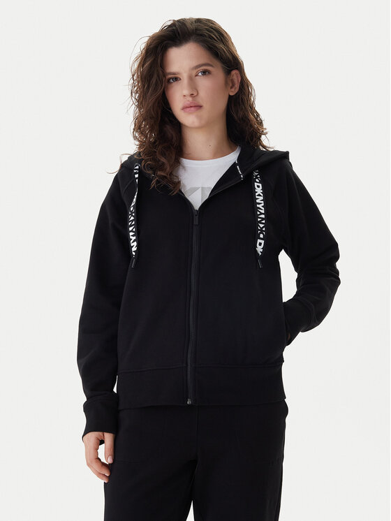 DKNY Sport Bluza DP5J9510 Czarny Relaxed Fit