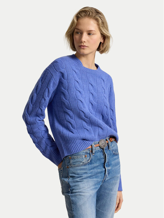 Polo Ralph Lauren Sweter 211A91216012 Niebieski Straight Fit