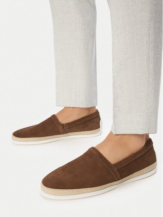 GINO ROSSI Espadryle EO-TOMO-01 126AM Brązowy