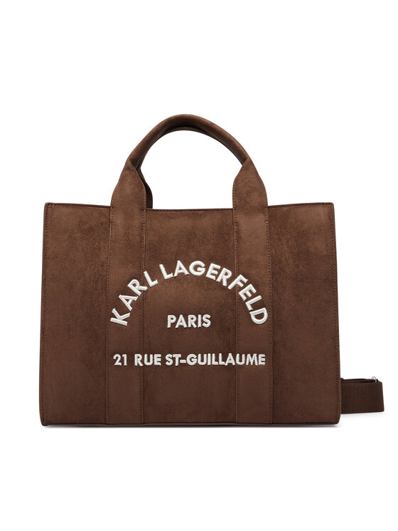 KARL LAGERFELD Torebka B4W30373 Brązowy ciemny