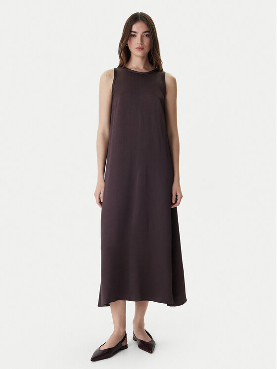 Marella Sukienka letnia Emme by Marella Uguale 2615221011 Brązowy Regular Fit